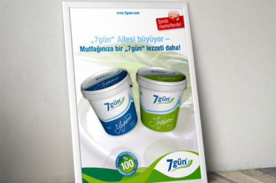 7 Gün Joghurt Plakat - Webdesign Agentur Berlin